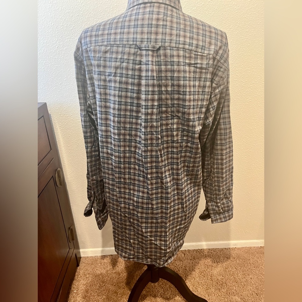 Pendleton Mills, Landry Plaid Button Down Shirt 9… - image 2